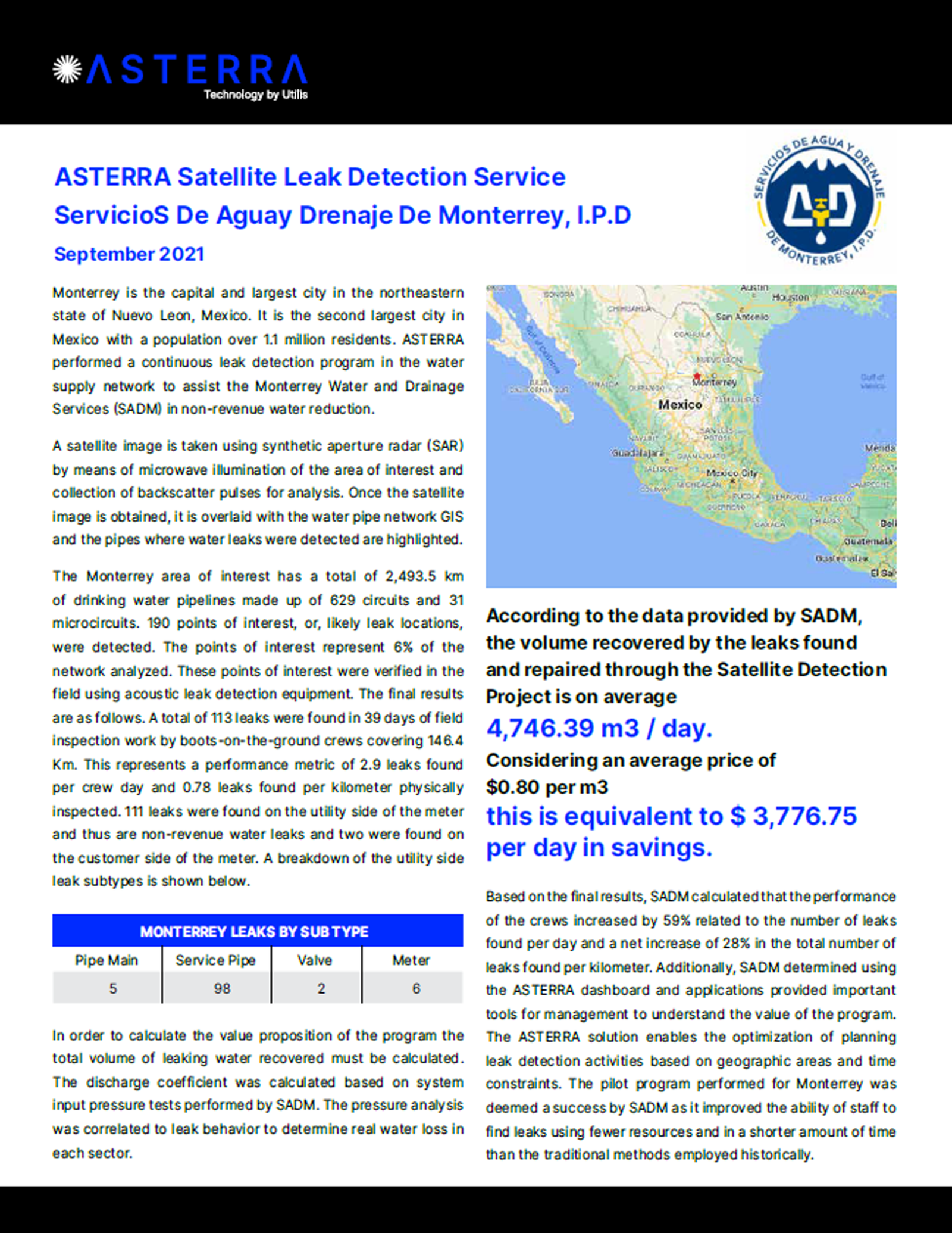 ServicioS De Aguay Drenaje De Monterrey, I.P.D