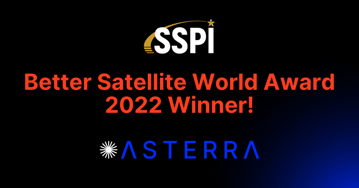ASTERRA Wins International 2022 Better Satellite World Award Honoring Sustainability hero image