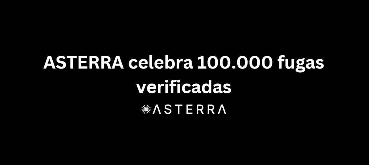 ASTERRA supera los 100,000 fugas de agua hero image